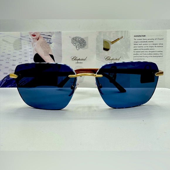 👑Chopard SCHG62V 383P‼️ Wood-Polarized Lenses ‼️ - Picture 13 of 16